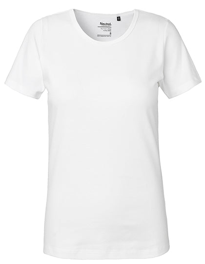 Ladies´ Interlock T-Shirt in White, Größe XXL