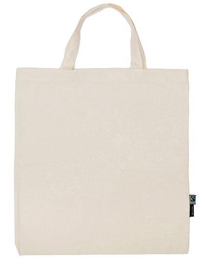 Shopping Bag Short Handles in Natural, Größe 38 x 42 cm