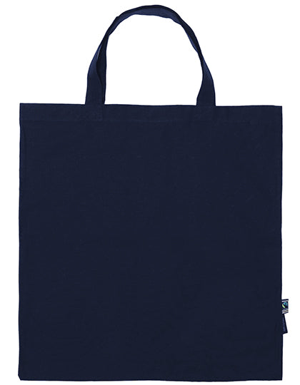 Shopping Bag Short Handles in Navy, Größe 38 x 42 cm
