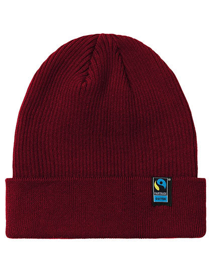 Mixed Knit Beanie in Bordeaux, Größe One Size