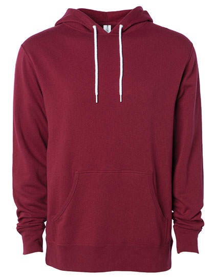 Unisex Lightweight Hooded Pullover in Currant, Größe 3XL