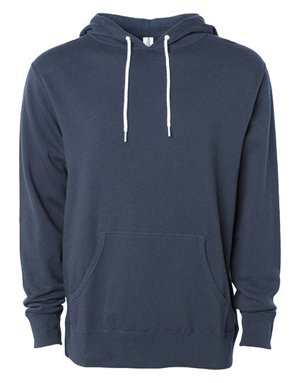 Unisex Lightweight Hooded Pullover in Slate Blue, Größe 3XL