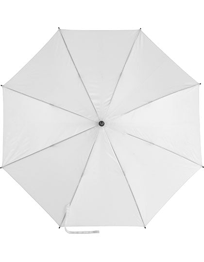 Automatik Stockschirm in White, Größe Ø ca. 105,5 cm
