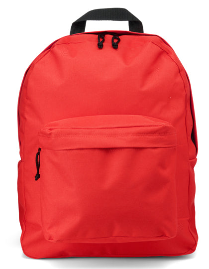 Rucksack Basic in Red, Größe 37,5 x 14 x 44 cm
