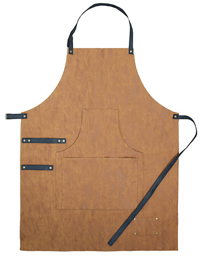 Schürze PU in Brown, Größe 63 x 83 cm