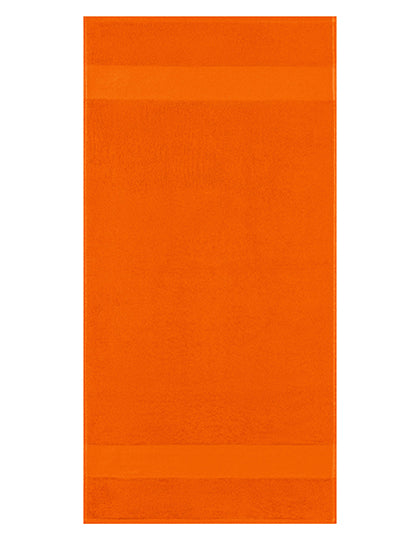 Handtuch in Orange, Größe 100 x 50 cm