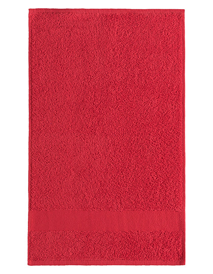 Gästehandtuch in Red, Größe 50 x 30 cm