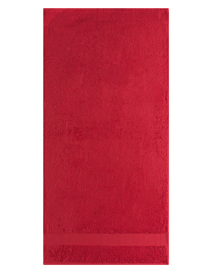 First Class Badetuch in Red, Größe 140 x 70 cm