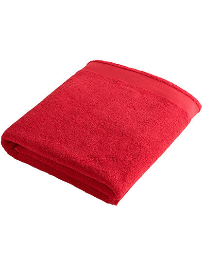 First Class Strandhandtuch in Red, Größe 180 x 100 cm