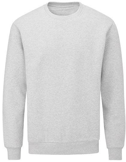 Essential Sweatshirt in Heather Grey Melange, Größe 3XL