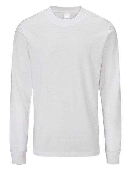 Essential Heavy Long Sleeve T in White, Größe XXL