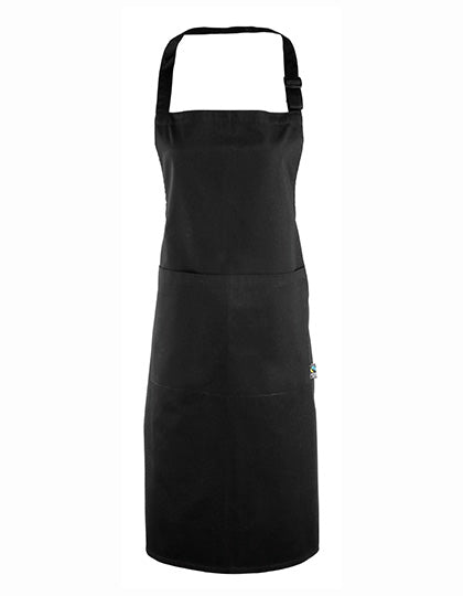 Apron (Fairtrade Cotton) in Black (ca. Pantone Black C), Größe 60 x 84 cm