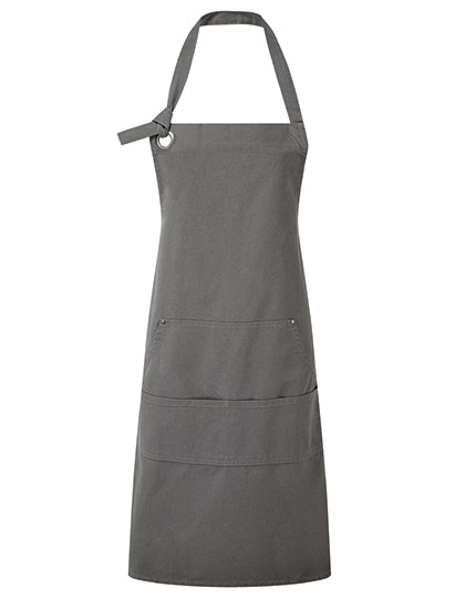 Calibre Heavy Cotton Canvas Pocket Apron in Dark Grey (ca. Pantone 425C), Größe 72 x 86 cm