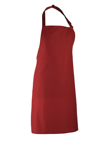 Colours Collection Bib Apron in Burgundy (ca. Pantone 216C), Größe 72 x 86 cm