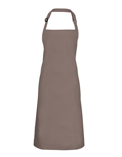 Colours Collection Bib Apron in Mushroom (ca. Pantone 410C), Größe 72 x 86 cm