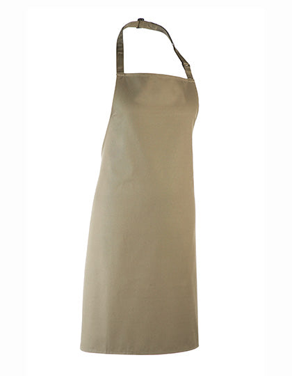 Colours Collection Bib Apron in Olive (ca. Pantone 378C), Größe 72 x 86 cm