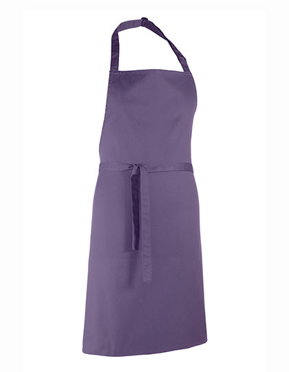 Colours Collection Bib Apron in Purple (ca. Pantone 269C), Größe 72 x 86 cm