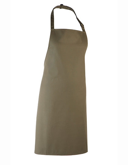 Colours Collection Bib Apron in Sage (ca. Pantone 5497C), Größe 72 x 86 cm