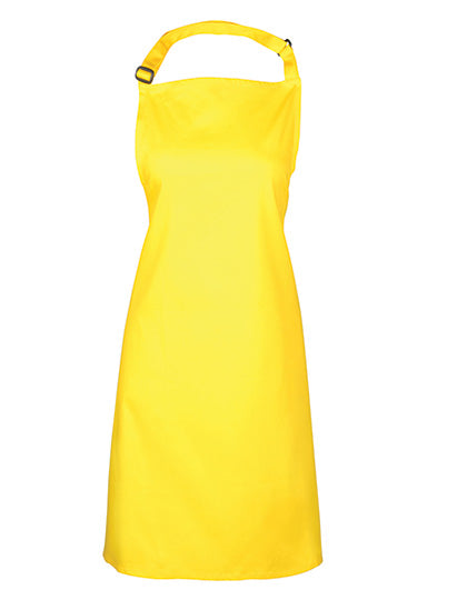 Colours Collection Bib Apron in Yellow (ca. Pantone Yellow C), Größe 72 x 86 cm