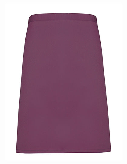Colours Collection Mid Length Apron in Aubergine (ca. Pantone 5115C), Größe 70 x 50 cm