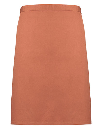 Colours Collection Mid Length Apron in Chestnut (ca. Pantone 7525C), Größe 70 x 50 cm