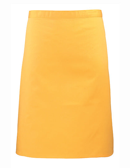 Colours Collection Mid Length Apron in Sunflower (ca. Pantone 136C), Größe 70 x 50 cm
