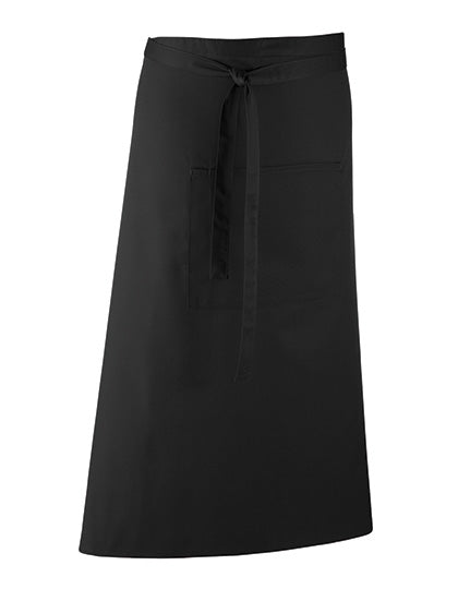 Colours Collection Bar Apron in Black (ca. Pantone Black C), Größe 90 x 80 cm