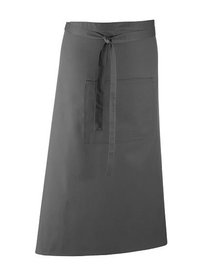 Colours Collection Bar Apron in Dark Grey (ca. Pantone 431C), Größe 90 x 80 cm