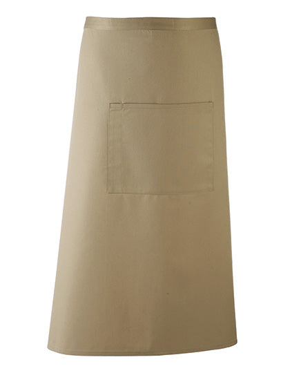 Colours Collection Bar Apron in Olive (ca. Pantone 7763C), Größe 90 x 80 cm