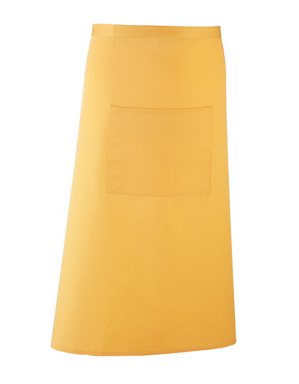 Colours Collection Bar Apron in Sunflower (ca. Pantone 136C), Größe 90 x 80 cm