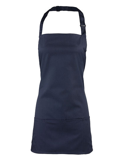 ‘Colours’ 2 in 1 Apron in Navy (ca. Pantone 533C), Größe 60 x 62 cm
