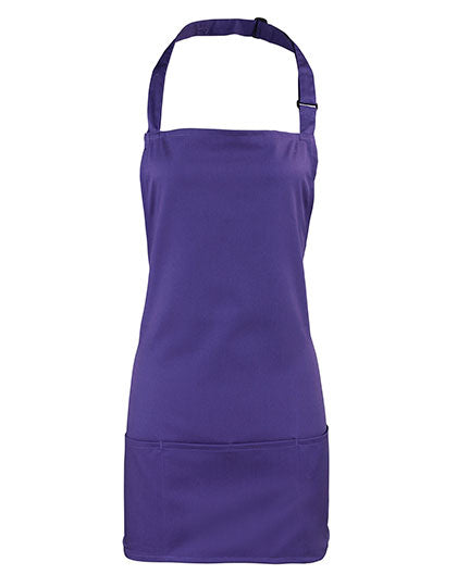 ‘Colours’ 2 in 1 Apron in Purple (ca. Pantone 7447C), Größe 60 x 62 cm