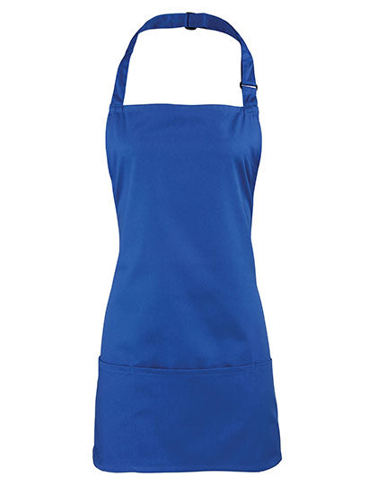 ‘Colours’ 2 in 1 Apron in Royal (ca. Pantone 7687C), Größe 60 x 62 cm