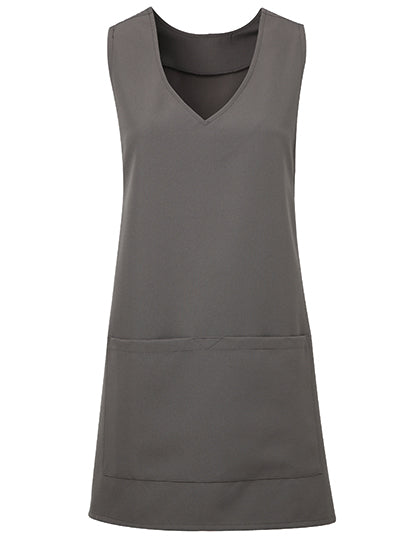 Tulip Wrap Around Tunic in Dark Grey (ca. Pantone 425C), Größe L/XL