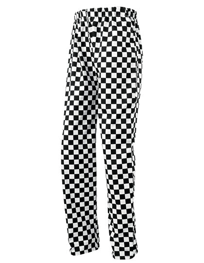 Essential Chef´s Trouser in Black-White Check, Größe 3XL