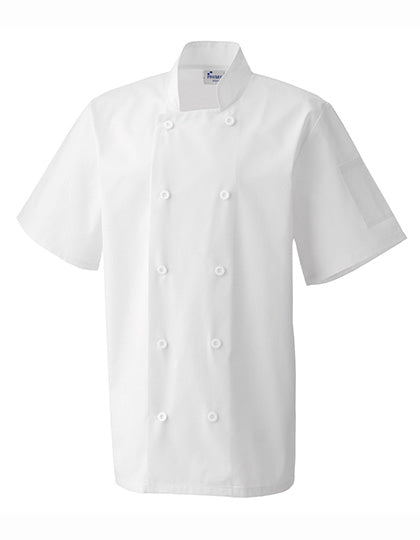 Short Sleeve Chef´s Jacket in White, Größe 5XL /52 (24)