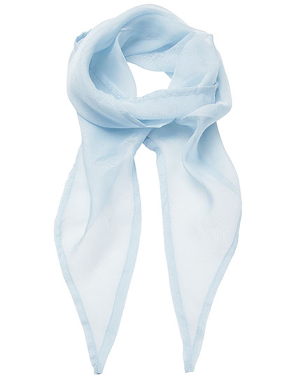 Women´s Colours Collection Chiffon Scarf in Light Blue (ca. Pantone 2708C), Größe 98 x 16,5 cm