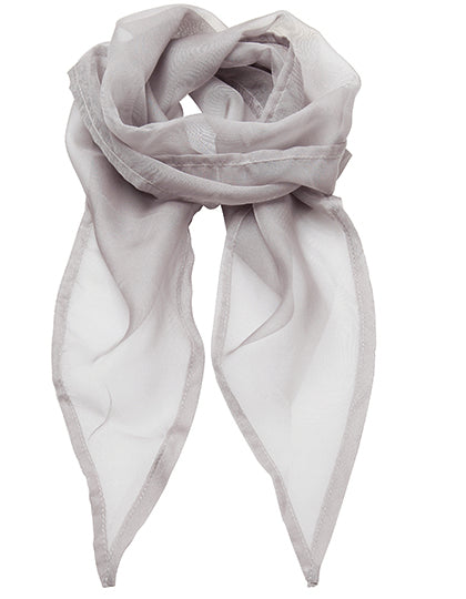 Women´s Colours Collection Chiffon Scarf in Silver (ca. Pantone 428C), Größe 98 x 16,5 cm