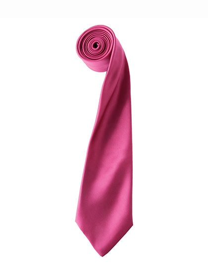 Colours Collection Satin Tie in Hot Pink (ca. Pantone 214C), Größe 144 x 8,5 cm