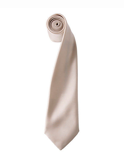 Colours Collection Satin Tie in Natural (ca. Pantone 1205C), Größe 144 x 8,5 cm