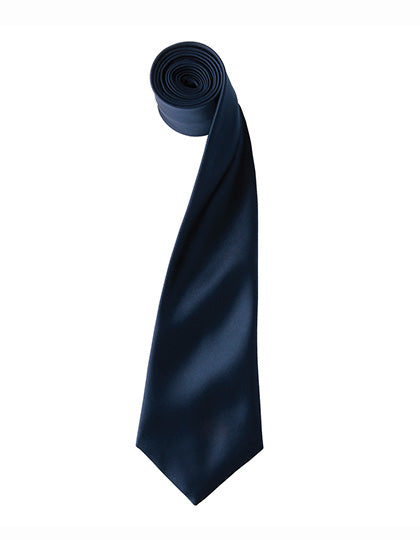 Colours Collection Satin Tie in Navy (ca. Pantone 2766C), Größe 144 x 8,5 cm