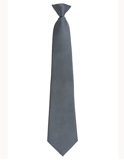 Colours Orginals Fashion Clip Tie in Dark Grey (ca. Pantone 431C), Größe 47 x 10 cm