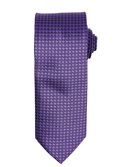 Puppy Tooth Tie in Purple, Größe One Size