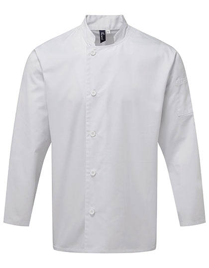 Essential Long Sleeve Chef´s Jacket in White, Größe 5XL /52 (24)