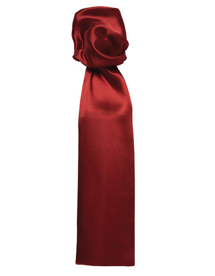 Women´s Business Scarf - Plain in Burgundy (ca. Pantone 7427C), Größe 140 x 25 cm