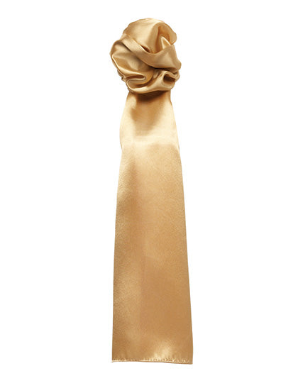 Women´s Business Scarf - Plain in Gold (ca. Pantone 7499C), Größe 140 x 25 cm