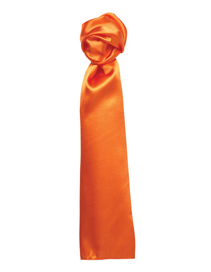 Women´s Business Scarf - Plain in Orange (ca. Pantone 137C), Größe 140 x 25 cm