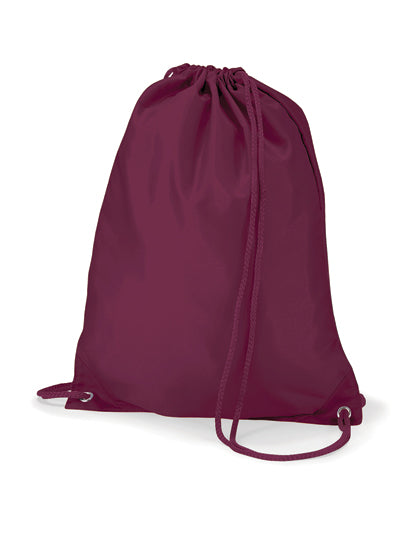 Gymsac in Burgundy, Größe 31 x 40 cm