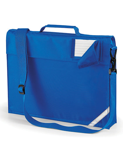 Junior Book Bag With Strap in Bright Royal, Größe 37 x 30 x 6 cm