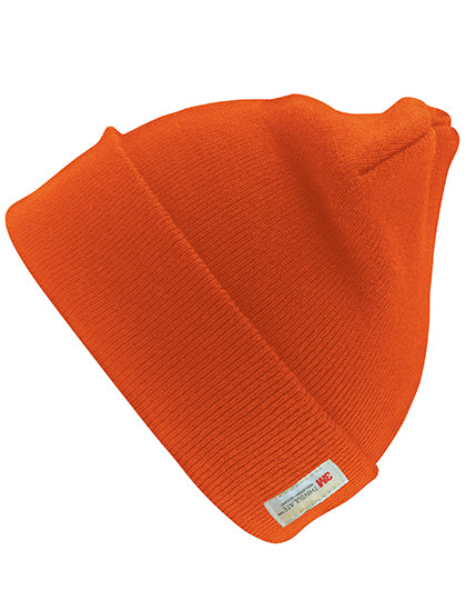 Heavyweight Thinsulate™ Woolly Ski Hat in Fluorescent Orange, Größe One Size